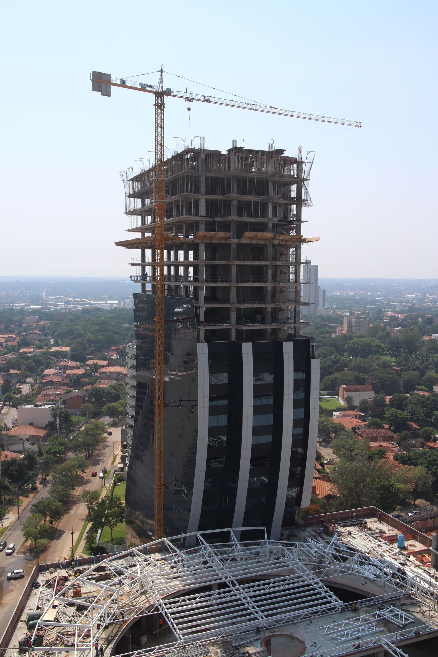 Torres del Paseo en proceso de construcción