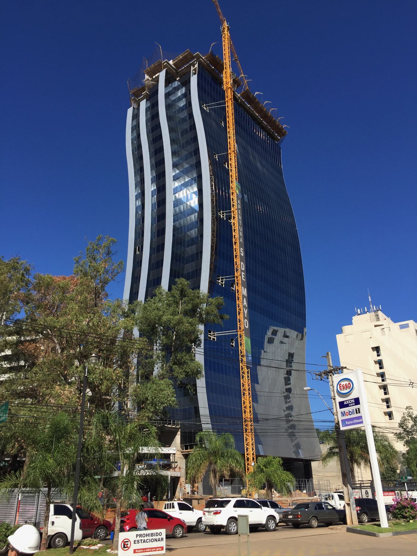 Torres del Paseo en proceso de construcción