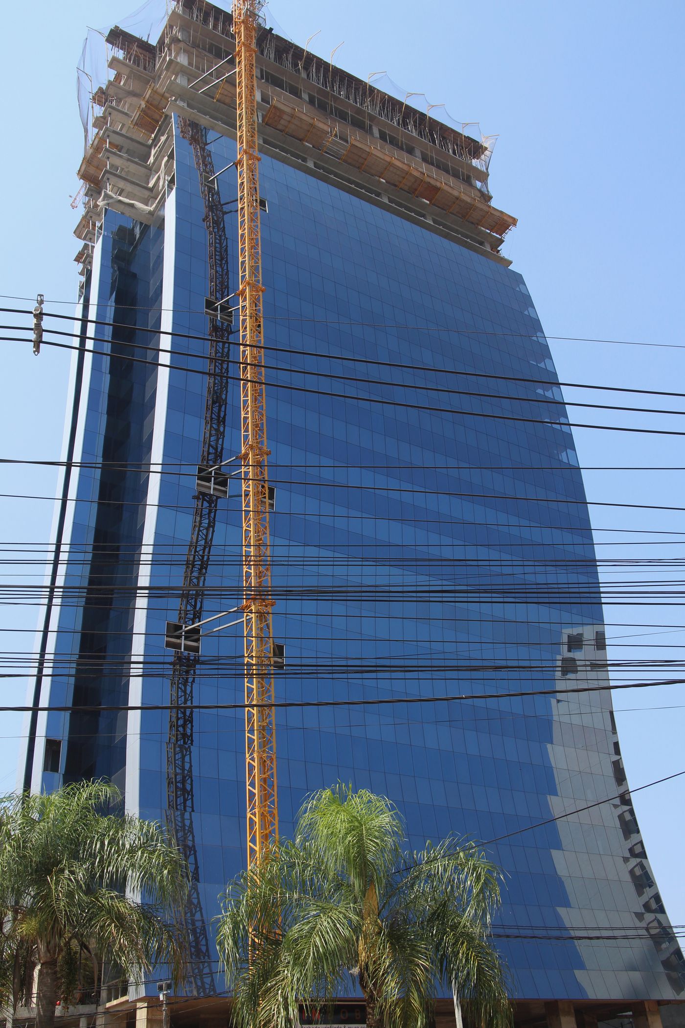 Torres del Paseo en proceso de construcción